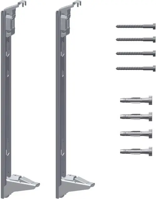 Kermi Wandschienen-Set BH700 für Planflachheizkörper, ZB02970030